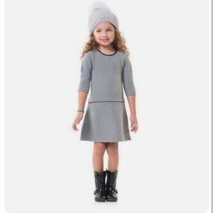 Sail to Sable Warm on Wooster Gray Quilted Dress
